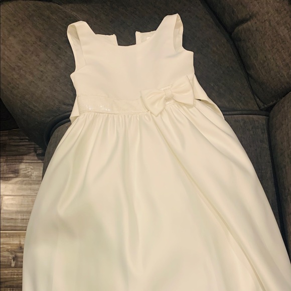 simple white dress for kids